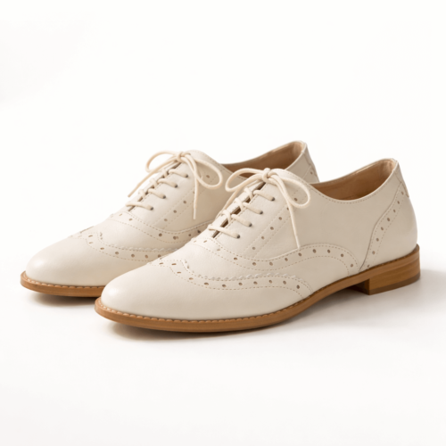Oxford Feminino Off White Oxford Boutique
