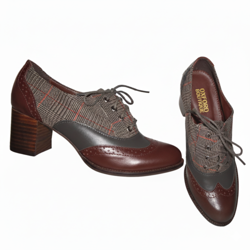 Sapato Oxford Xadrez