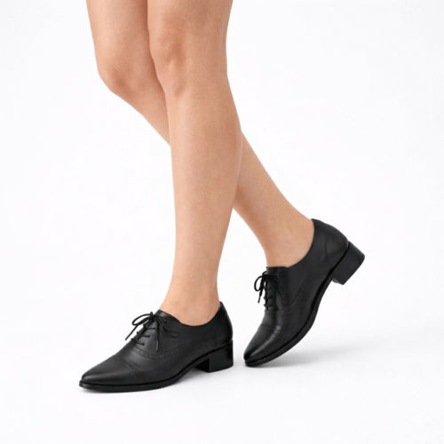 Sapato Oxford Bico Fino Feminino ( Pronta-entrega )