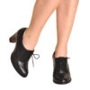 Sapato Oxford Classico Feminino Salto 8cm Preto 2 Oxford Boutique
