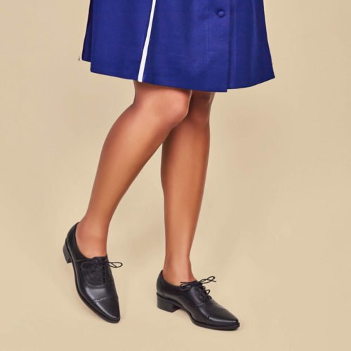 Sapato Oxford Bico Fino Feminino